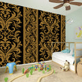 Ornamental Western Damask Print Wall Sticker