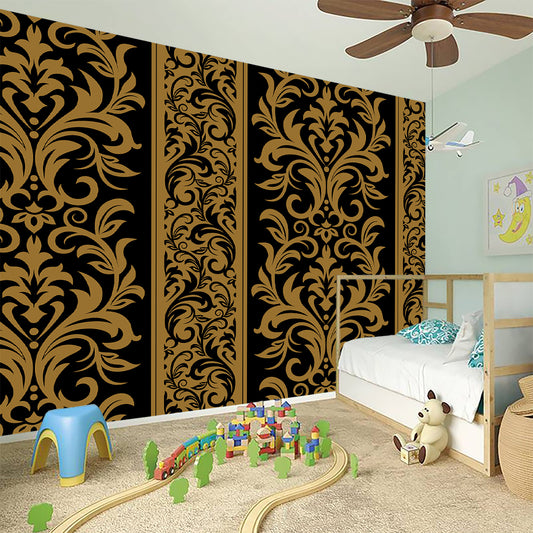 Ornamental Western Damask Print Wall Sticker