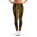 Ornamental Western Damask Print Women's Leggings