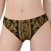 Ornamental Western Damask Print Women's Panties