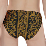 Ornamental Western Damask Print Women's Panties