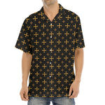 Orthodox Christian Pattern Print Aloha Shirt