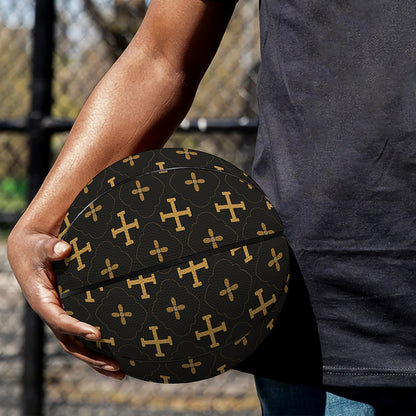 Orthodox Christian Pattern Print Basketball