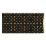 Orthodox Christian Pattern Print Beach Towel