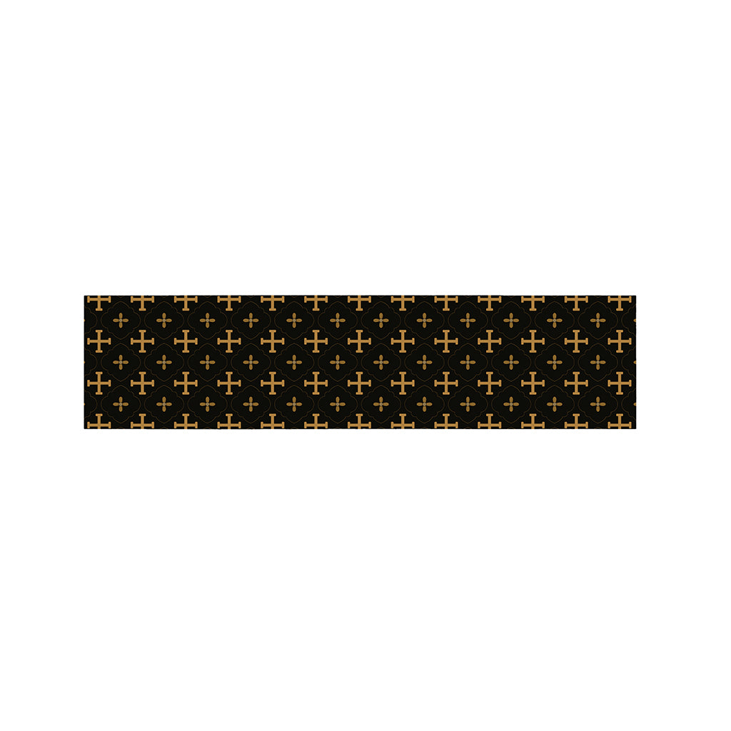 Orthodox Christian Pattern Print Bed Runner