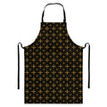 Orthodox Christian Pattern Print Bib Apron With Pocket