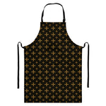 Orthodox Christian Pattern Print Bib Apron With Pocket