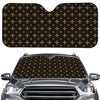 Orthodox Christian Pattern Print Car Windshield Sun Shade