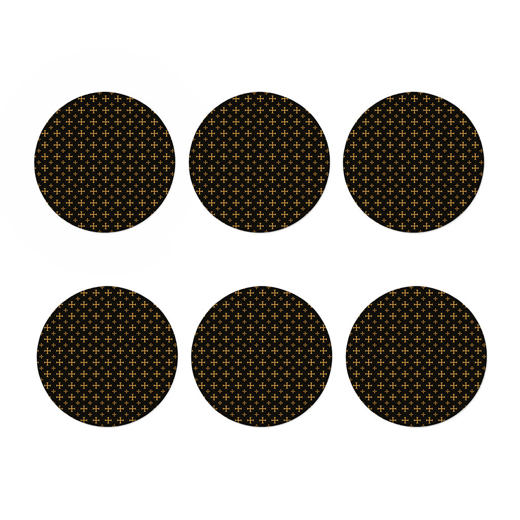 Orthodox Christian Pattern Print Coaster Set