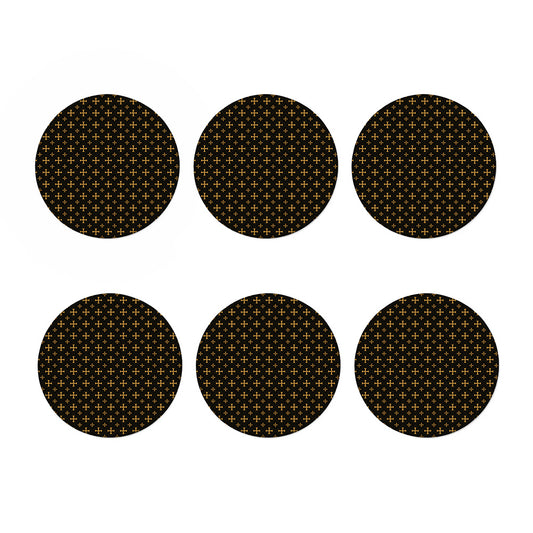 Orthodox Christian Pattern Print Coaster Set