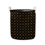 Orthodox Christian Pattern Print Collapsible Laundry Basket