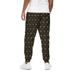 Orthodox Christian Pattern Print Cotton Pants