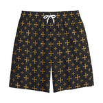 Orthodox Christian Pattern Print Cotton Shorts