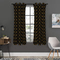 Orthodox Christian Pattern Print Grommet Curtain Panels