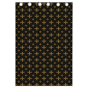 Orthodox Christian Pattern Print Curtain