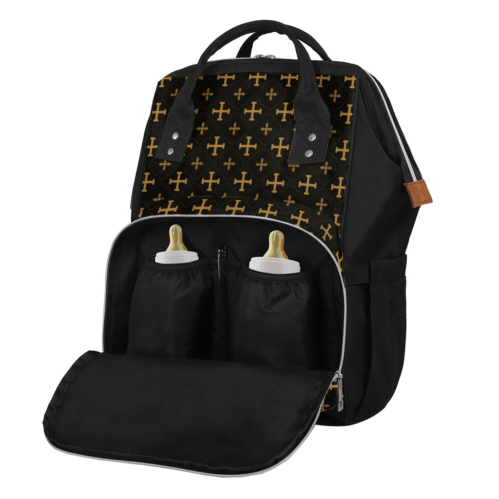 Orthodox Christian Pattern Print Diaper Bag