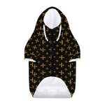 Orthodox Christian Pattern Print Dog Zip Up Hoodie