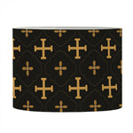 Orthodox Christian Pattern Print Drum Lamp Shade
