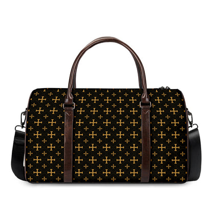 Orthodox Christian Pattern Print Duffle Bag