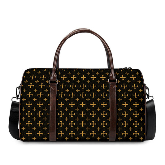 Orthodox Christian Pattern Print Duffle Bag