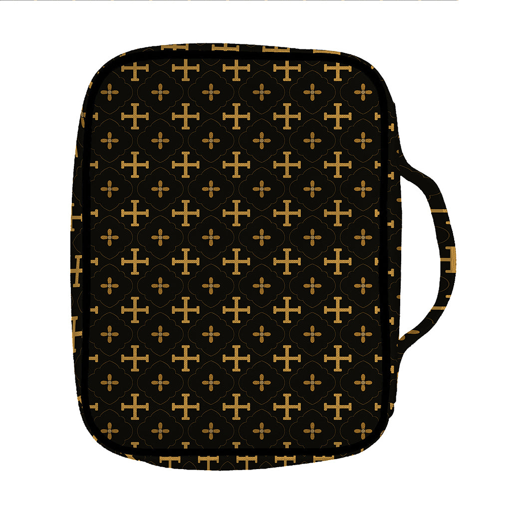 Orthodox Christian Pattern Print Front Pocket Bible Bag