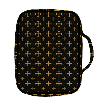 Orthodox Christian Pattern Print Front Pocket Bible Bag