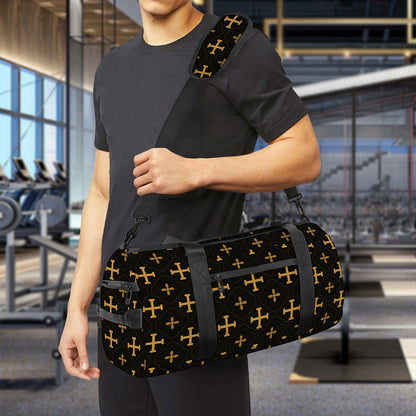 Orthodox Christian Pattern Print Gym Bag