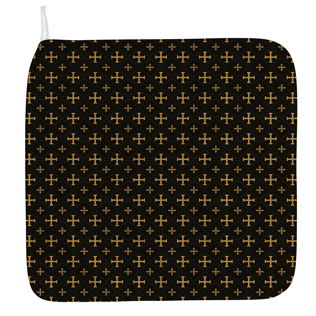 Orthodox Christian Pattern Print Hand Towel