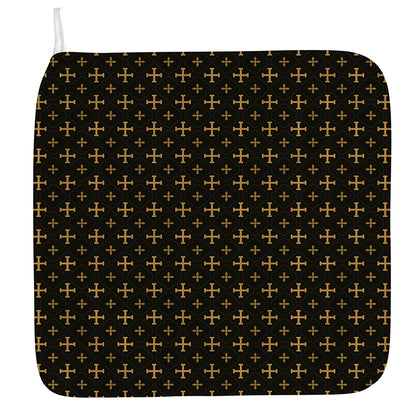 Orthodox Christian Pattern Print Hand Towel