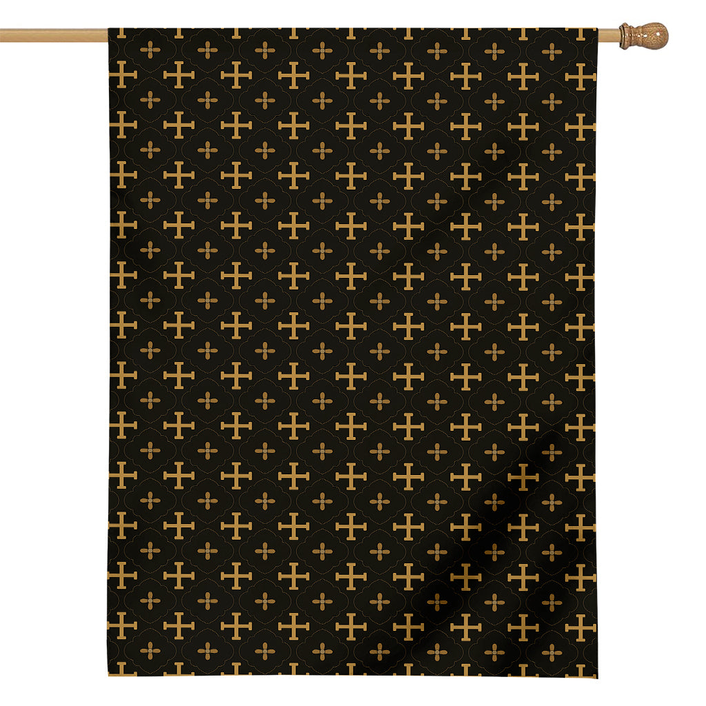 Orthodox Christian Pattern Print House Flag