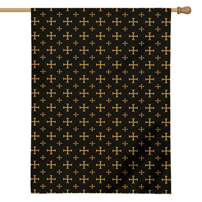 Orthodox Christian Pattern Print House Flag