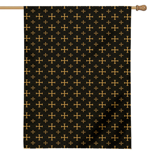 Orthodox Christian Pattern Print House Flag