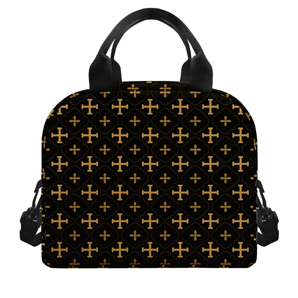 Orthodox Christian Pattern Print Insulated Lunch Bag