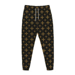 Orthodox Christian Pattern Print Jogger Pants