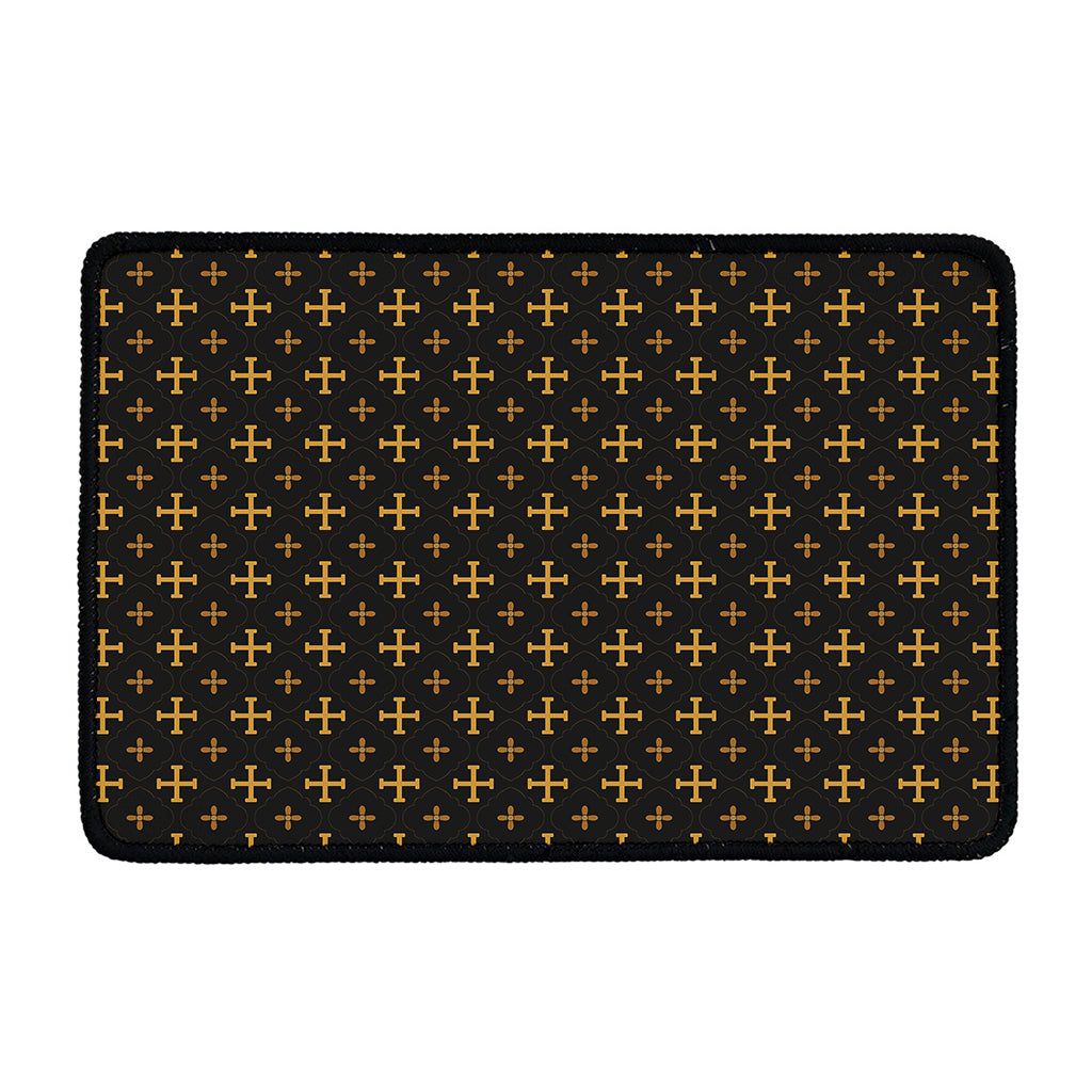 Orthodox Christian Pattern Print Kitchen Mat
