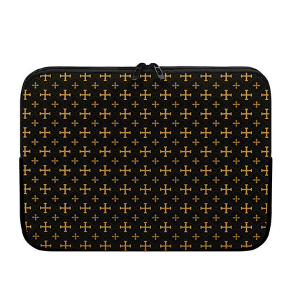 Orthodox Christian Pattern Print Laptop Sleeve