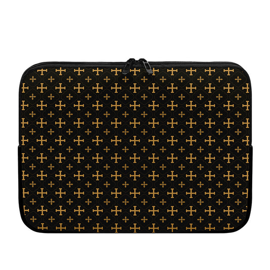 Orthodox Christian Pattern Print Laptop Sleeve