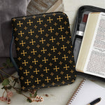 Orthodox Christian Pattern Print Leather Bible Cover