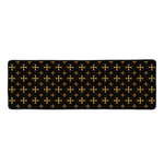 Orthodox Christian Pattern Print Long Kitchen Mat