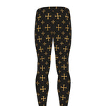 Orthodox Christian Pattern Print Men's leggings