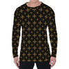 Orthodox Christian Pattern Print Men's Long Sleeve T-Shirt