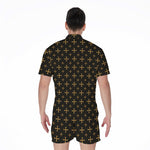 Orthodox Christian Pattern Print Men's Rompers