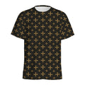 Orthodox Christian Pattern Print Men's Athletic T-Shirt