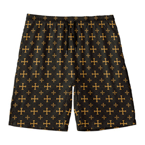 Orthodox Christian Pattern Print Men's Swim Trunks