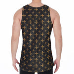 Orthodox Christian Pattern Print Men's Velvet Tank Top