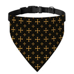 Orthodox Christian Pattern Print Over The Collar Dog Bandana