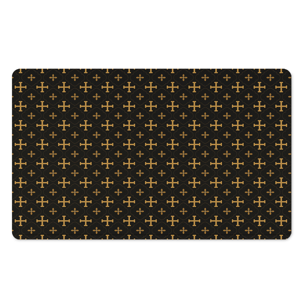 Orthodox Christian Pattern Print Polyester Doormat