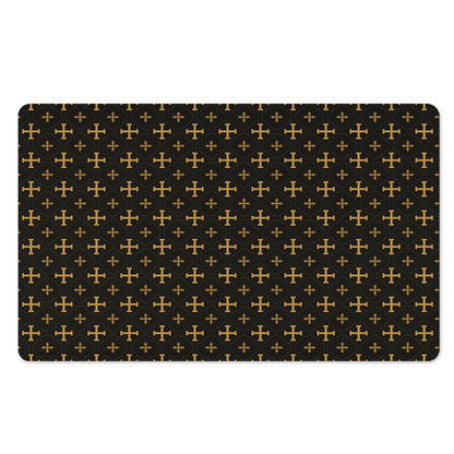 Orthodox Christian Pattern Print Polyester Doormat