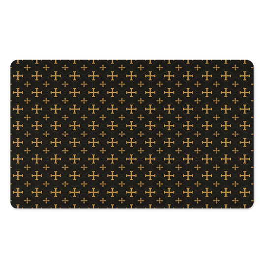 Orthodox Christian Pattern Print Polyester Doormat