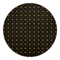 Orthodox Christian Pattern Print Round Blanket